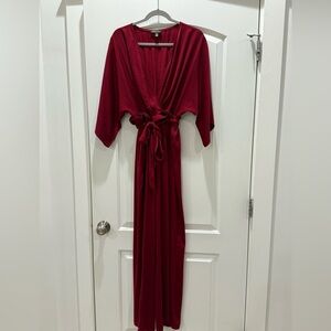 Elegant Red Jumpsuit